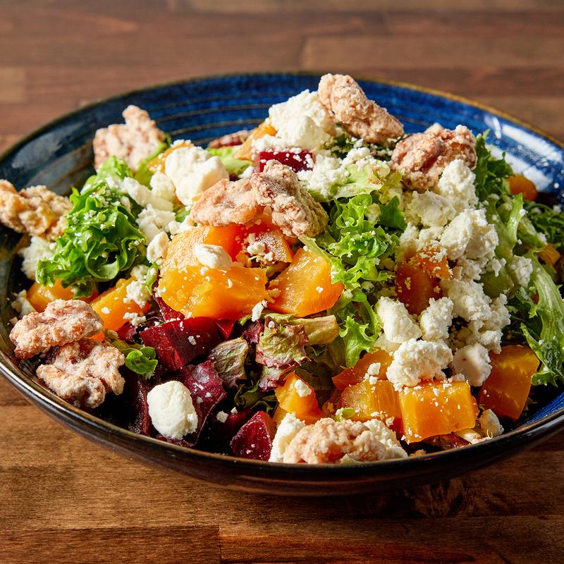 Roasted Beet & Goat Cheese Salad photo