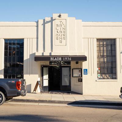 Exterior, restaurant front entrance