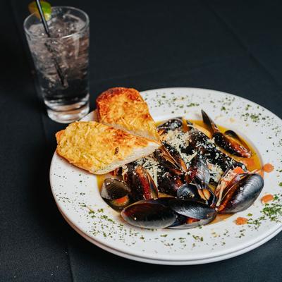 Mussels served