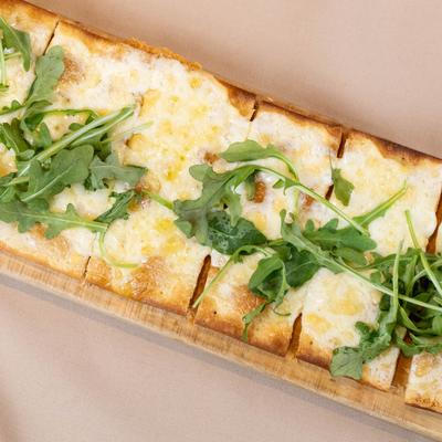 White Flatbread Pizza.