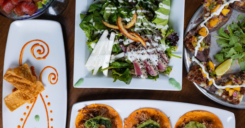 Different types of food