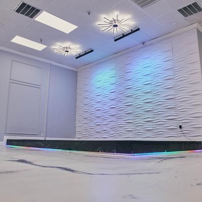 View of the stage, closeup.