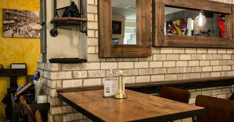 Interior, dining table