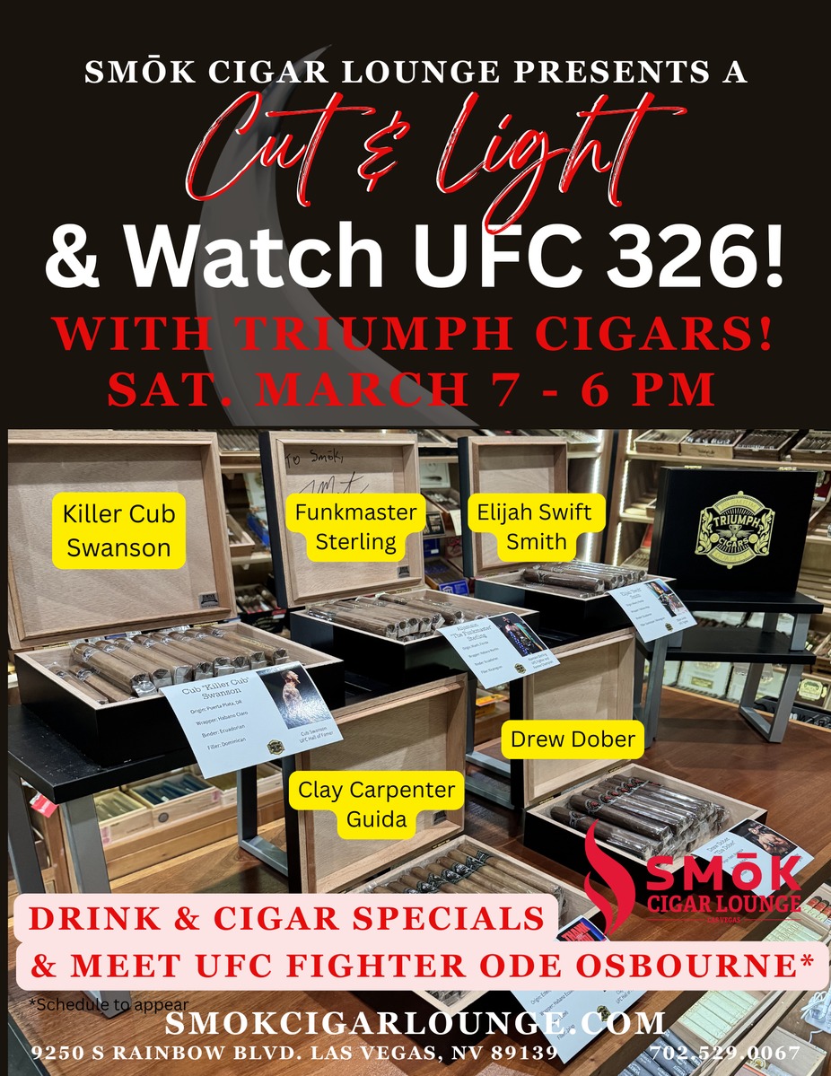 UFC 326 & Triumph Cigars! event photo
