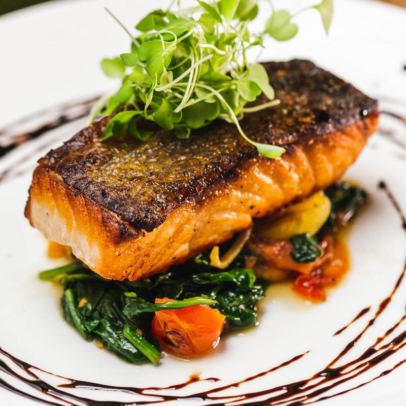 Pan Seared Atlantic Salmon photo