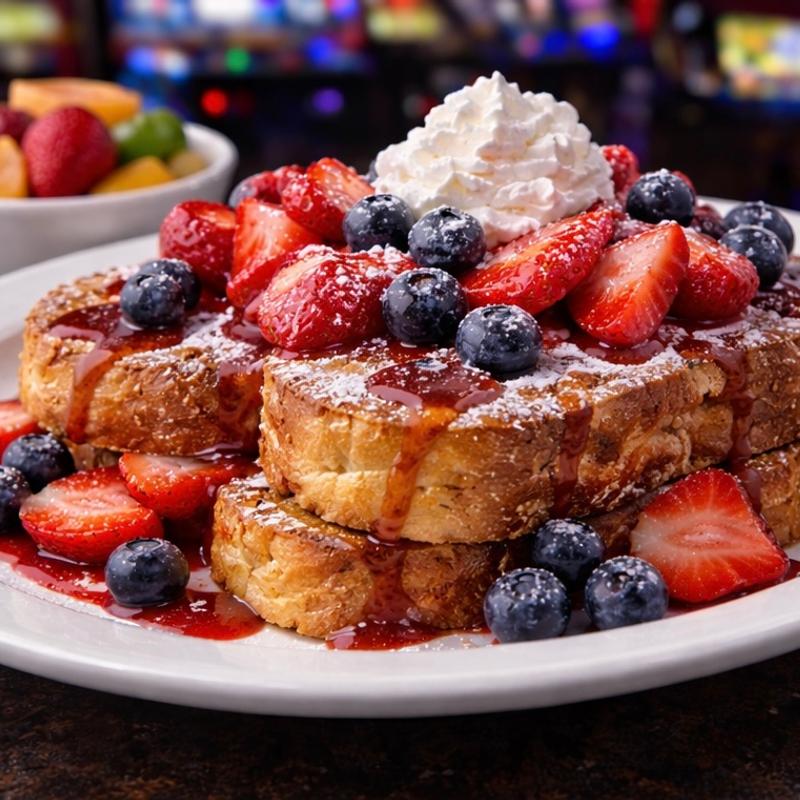 Very berry French toast photo