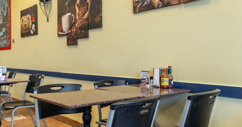 Interior, table set and ready for guest