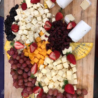 Various food, served