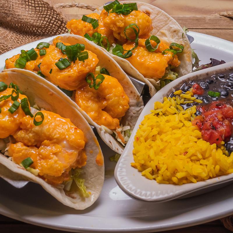 Taco Entree -Sauteed Shrimp, Fish or Boom Boom Shrimp photo