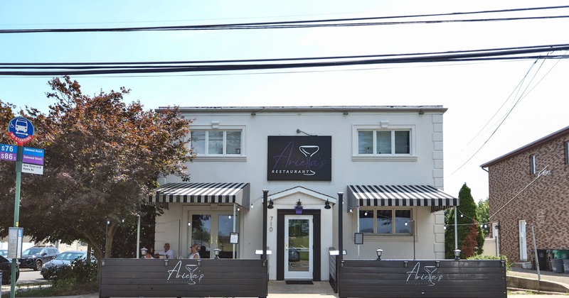 Exterior, front view to restaurant