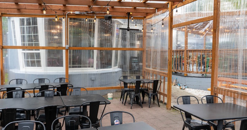 Exterior, covered patio