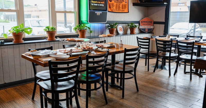 Interior, dining area