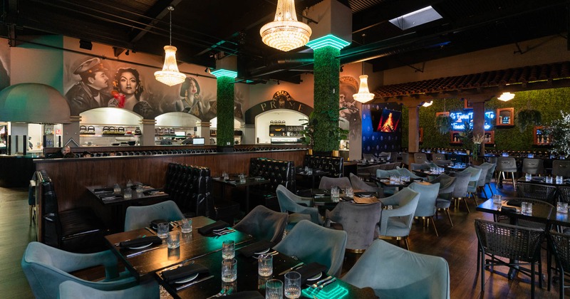 Interior, dining area