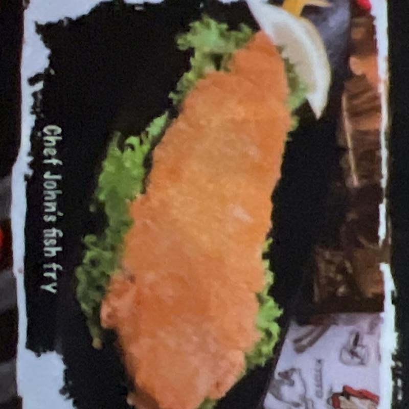 Two Fried fish cutlets photo