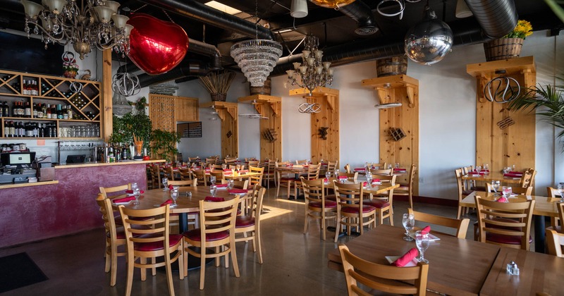 Interior seating area