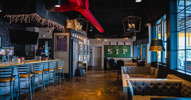 Interior, main seating space