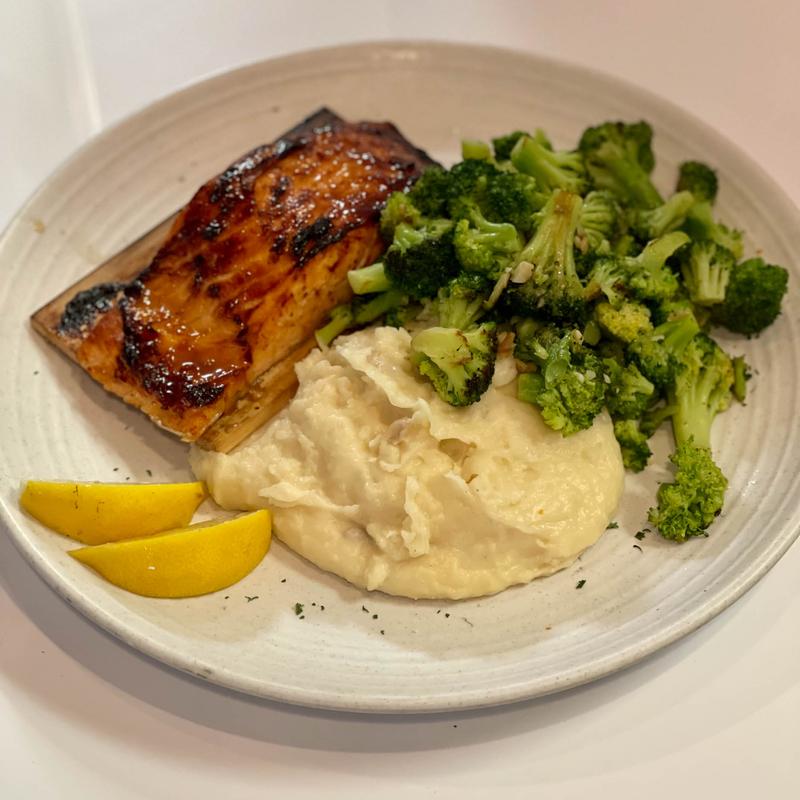 Salmon on a Cedar Plank photo