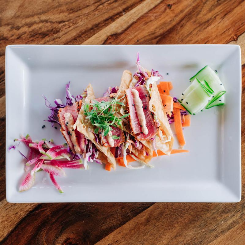 Ahi Tuna Wonton Taco photo