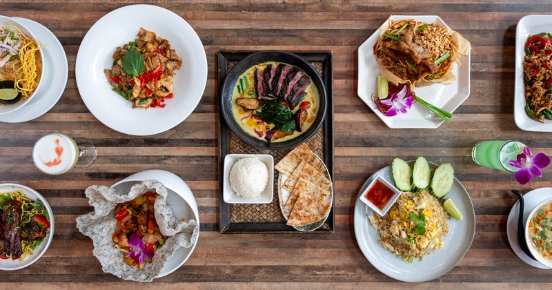 Various food on the table