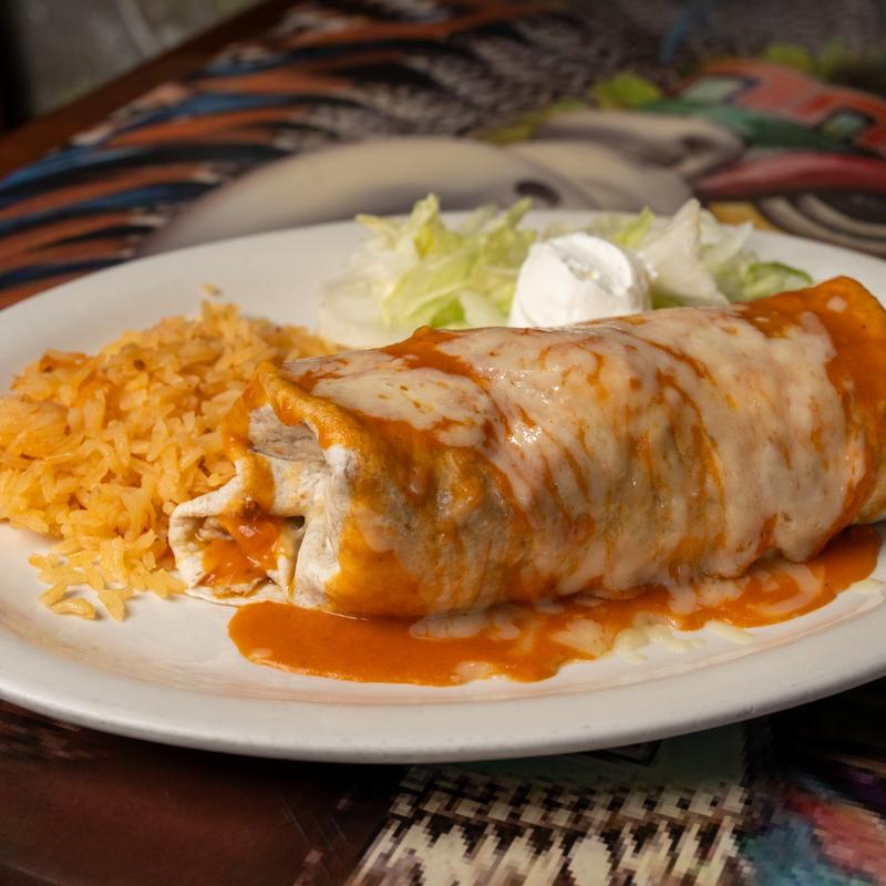 menu item 5 of 10, Ground Beef Burrito