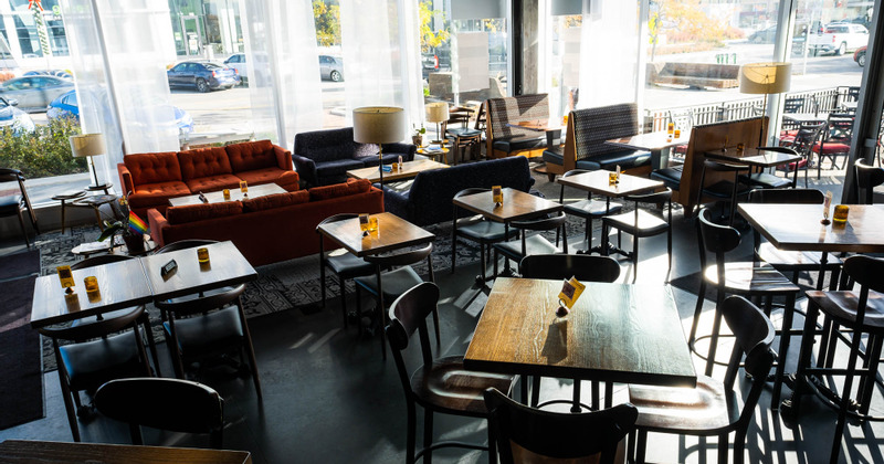 Tables ready for guests