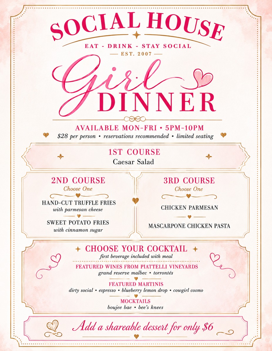 Social Girl Dinner event photo