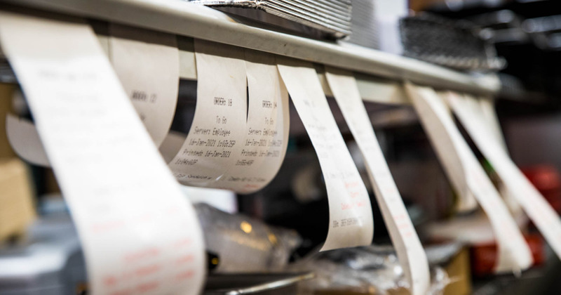 Interior, food orders