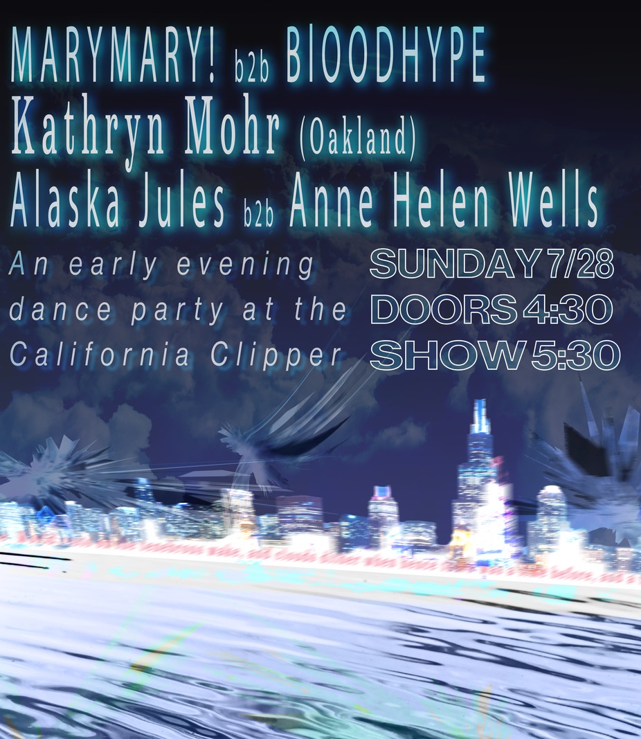 MaryMary!, Bloodhype, Kathryn Mohr, Alaska Jules, Anne Helen Wells event photo