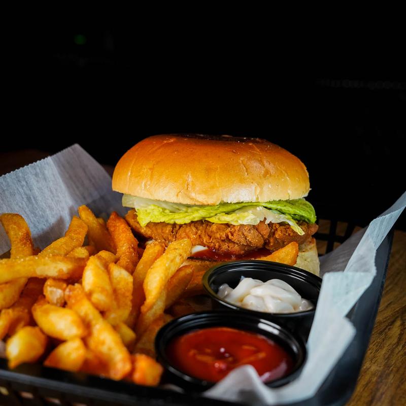 *Chicken Sandwich & Fries photo