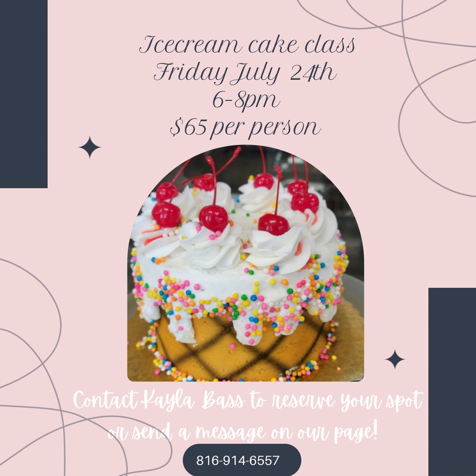 Icecream cake class event photo