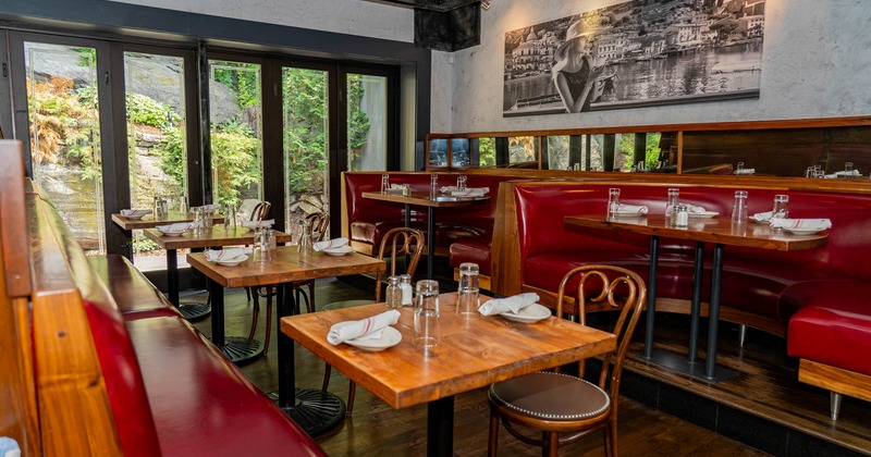 Interior seating space