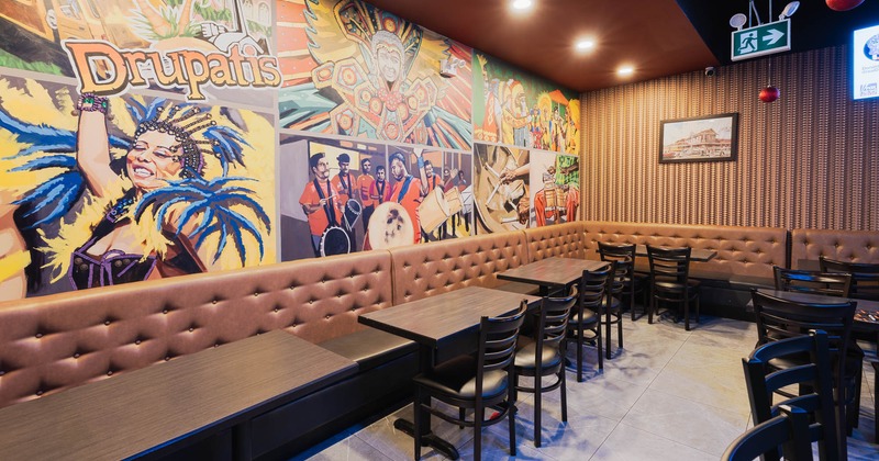 Interior seating area