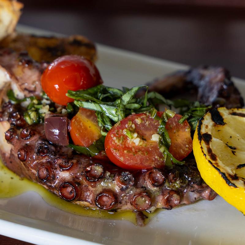 LIGURIAN STYLE CHARRED OCTOPUS photo