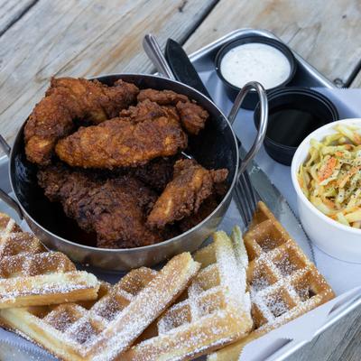 Chicken and Waffles.