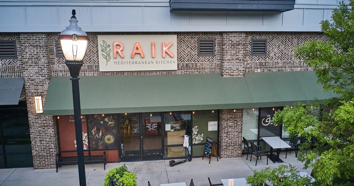 Raik Mediterranean kitchen, outside