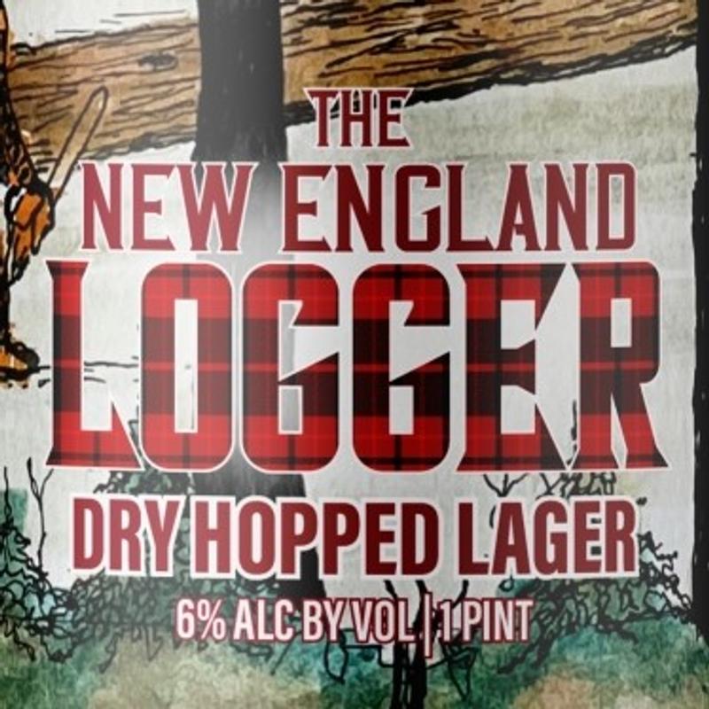 Berkshire New England Logger Lager tall boy can photo