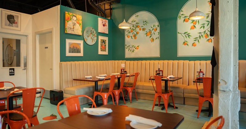 Interior, seating area