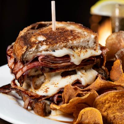 Grilled Ham Swiss.