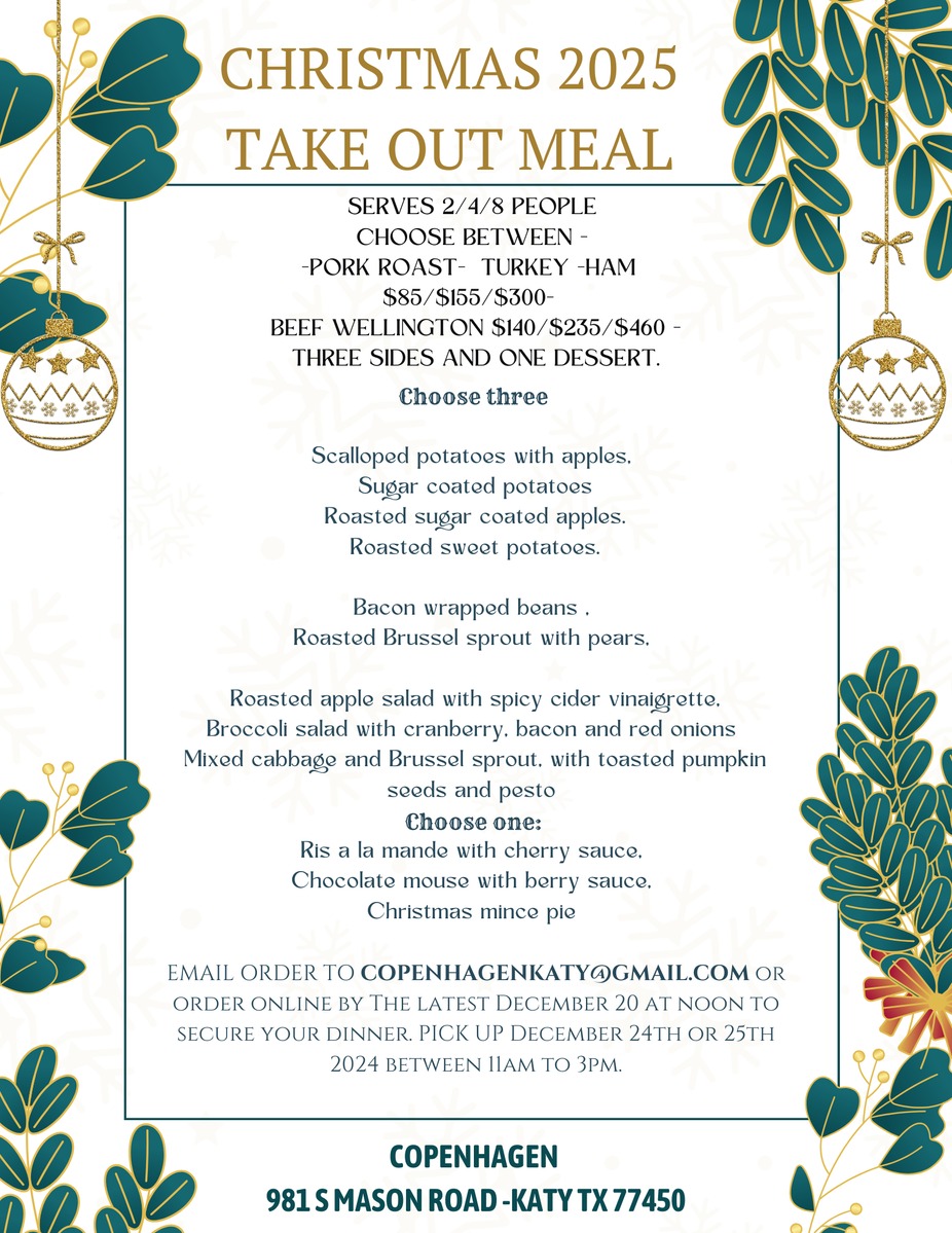 Christmas Take out event photo