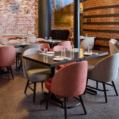 Restaurant dining area.