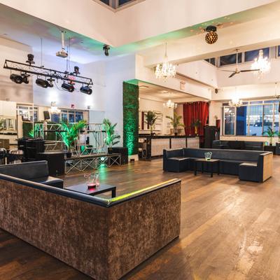 Sofas and coffee tables.