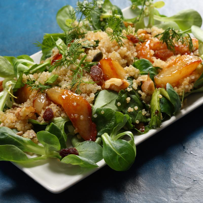 MED PEAR & ALMOND SALAD photo