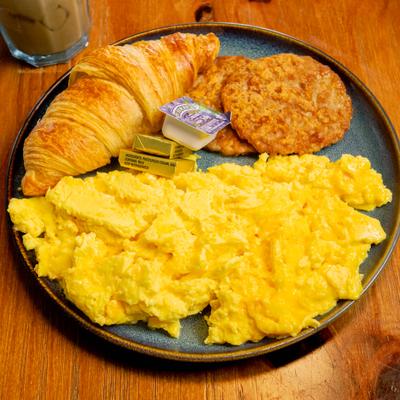 The Survey breakfast plate.