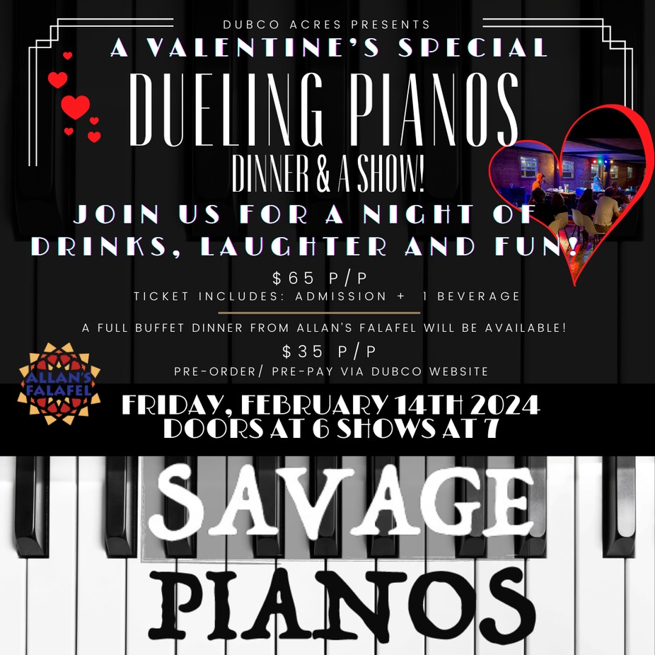 A Valentine's Dueling Pianos- Dinner and a Show! event photo