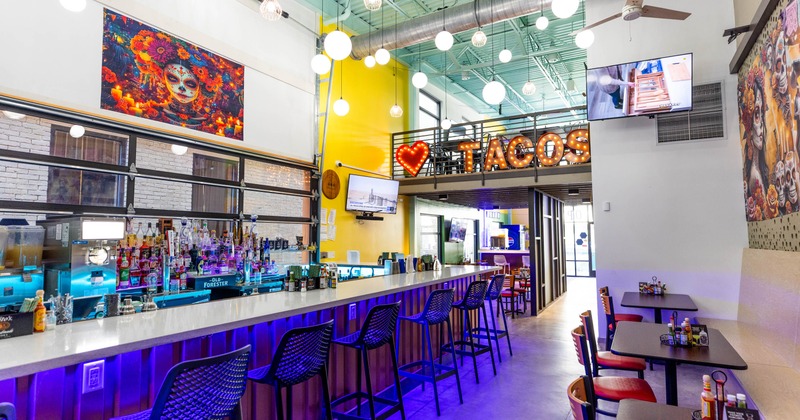 Interior, bar area