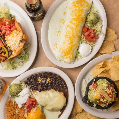 Assorted food on the table