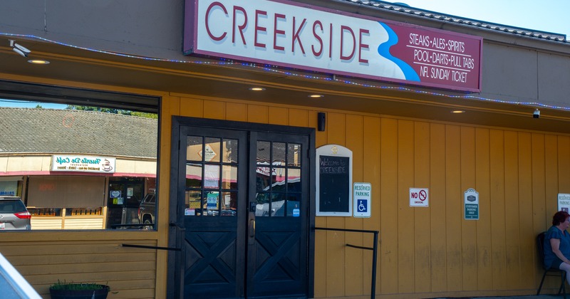 Exterior, front view, entrance