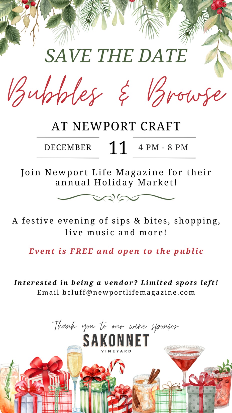 Newport Life Holiday Market event photo