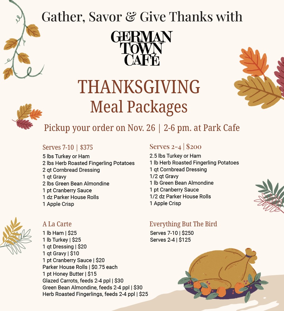 Thanksgiving Packages event photo