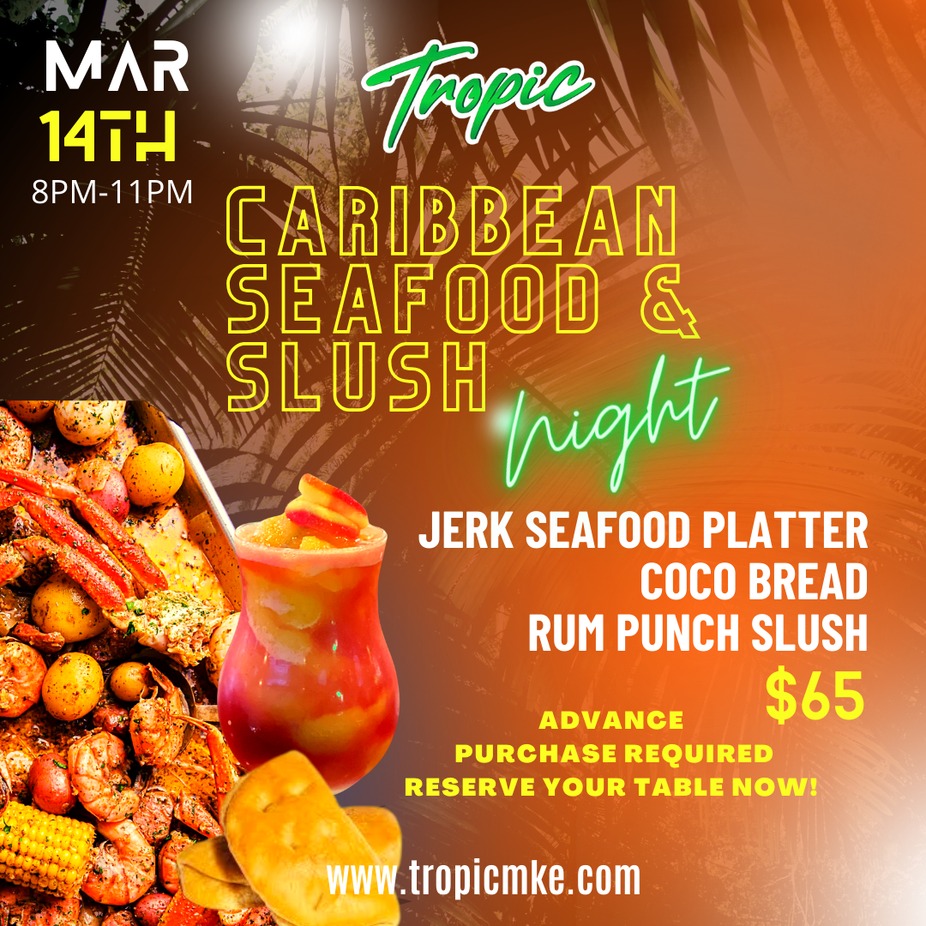 Caribbean Seafood & Slush Night event photo